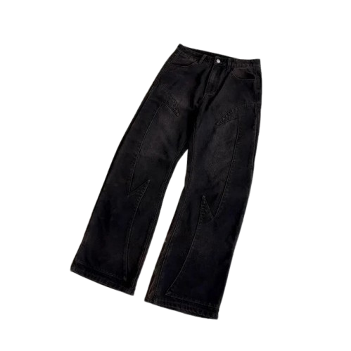 Unbranded Baggy Jeans (Back Embroidery)