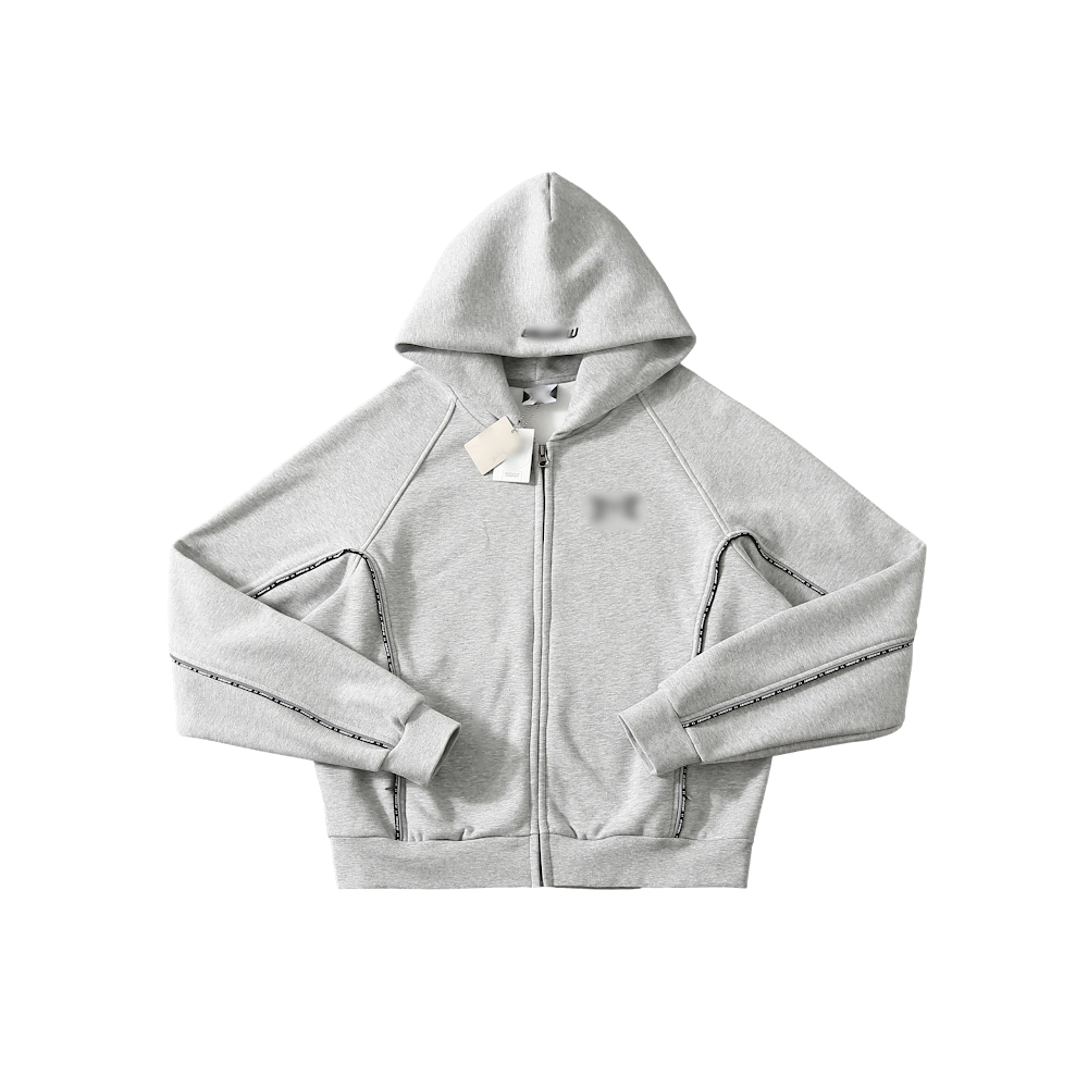 Mertra Zip Hoodie / Heather Grey