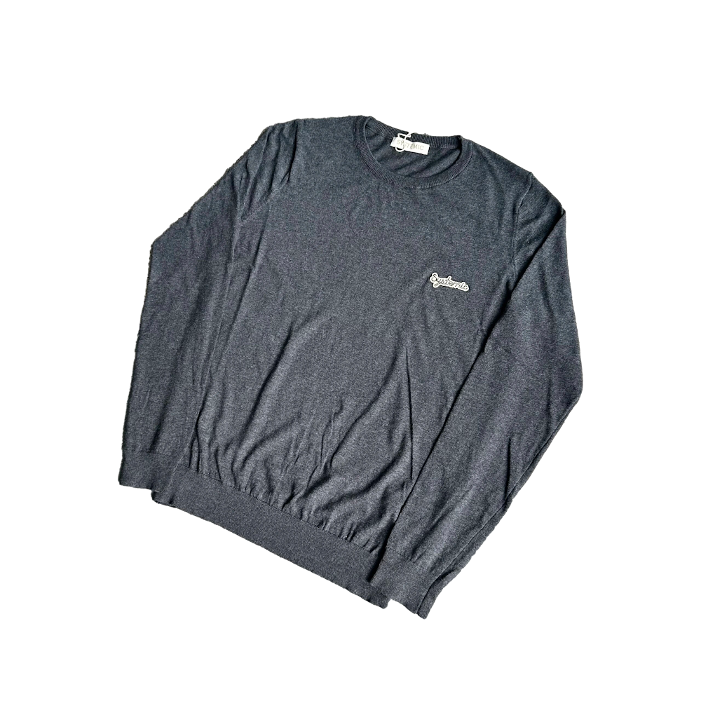 Systemic Crewneck Knit / Dark Grey