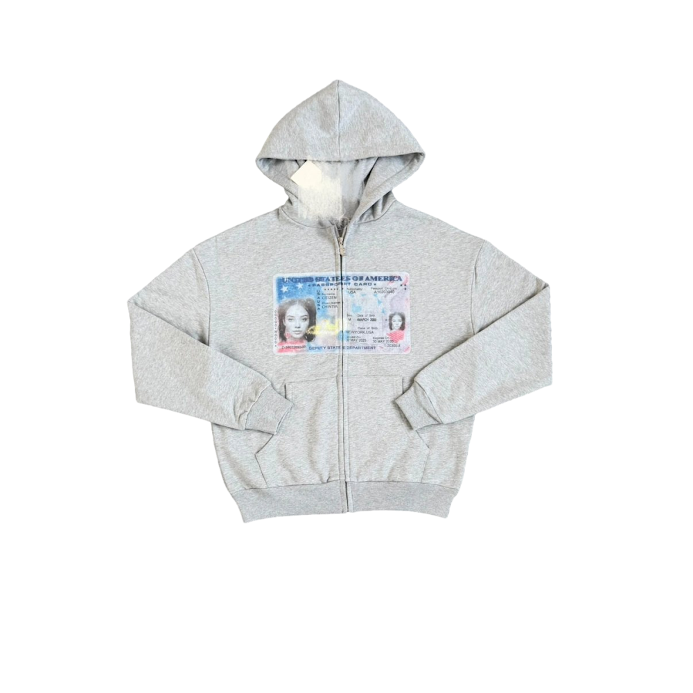Deputy Dept. Zip Hoodie / Grey
