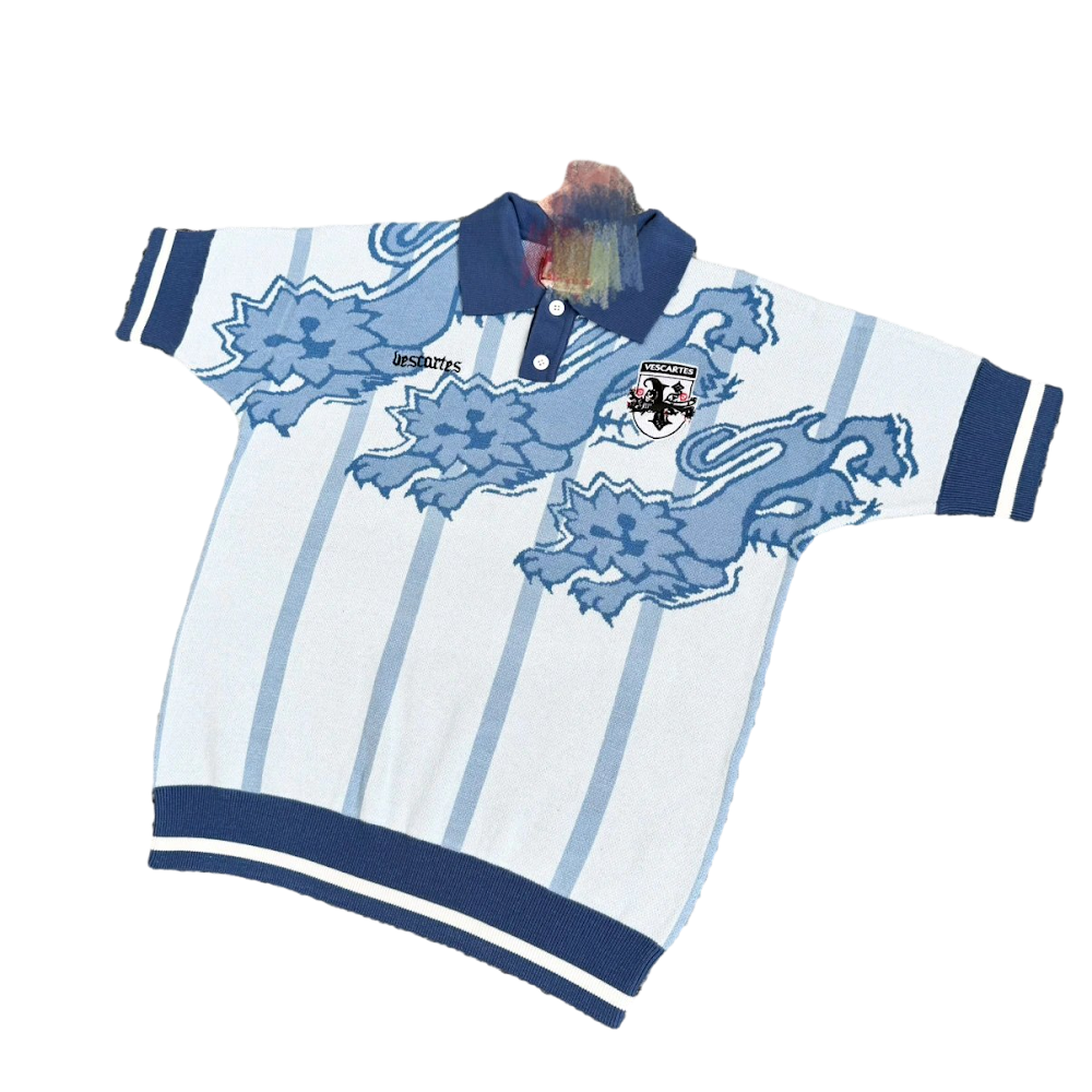 Vescartes England Knitted Jersey / Blue