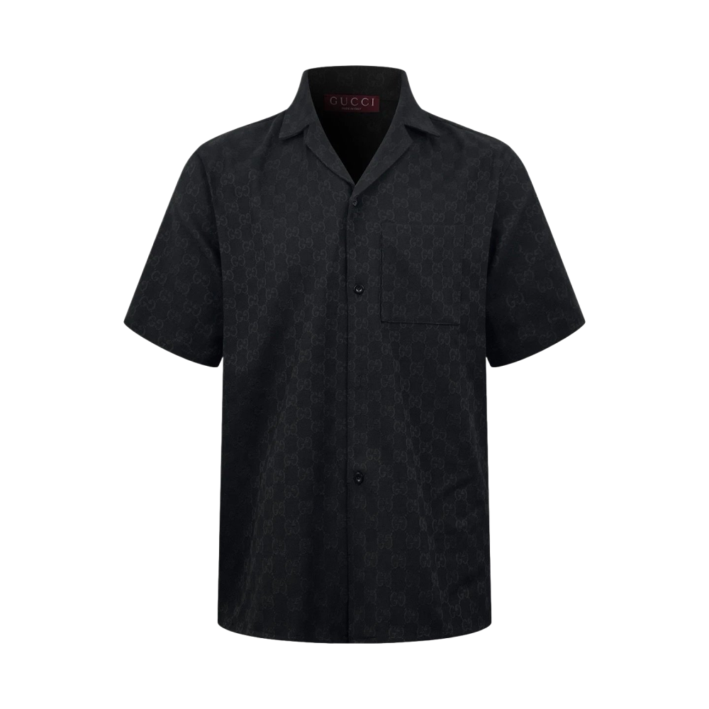 Gucci GG Jacquard Short Sleeve Shirt