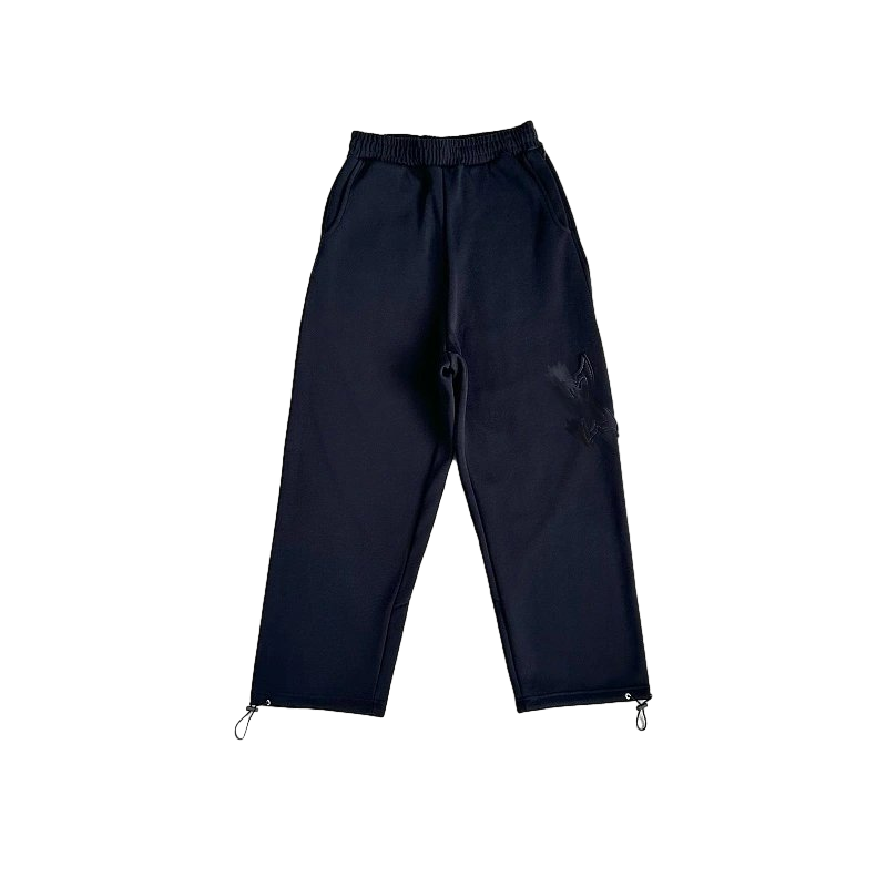 Mertra Thickened Cotton Sport Pants / Black