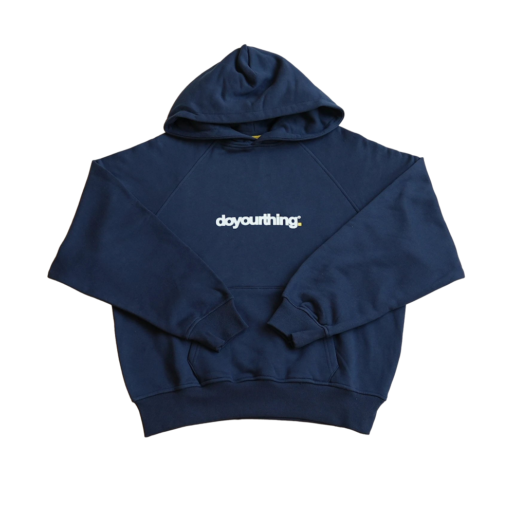 Protect Letter Print Sweatshirt /Blue