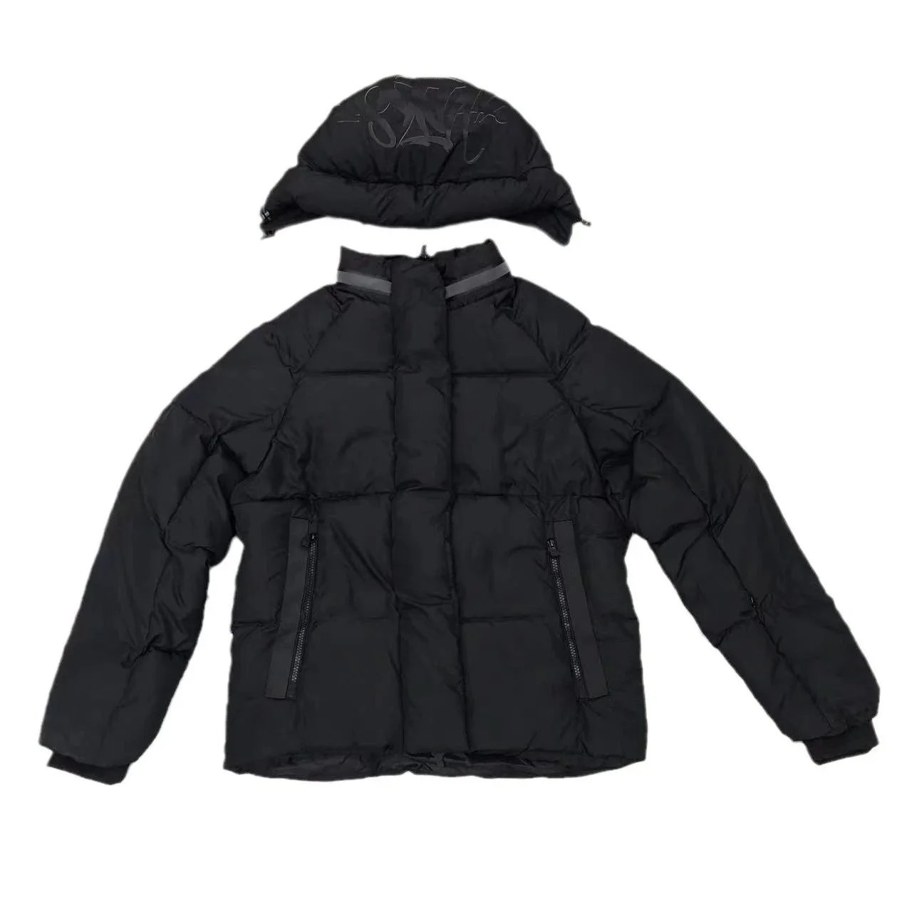 Syna World Puffer Jacket (Black, Blue)