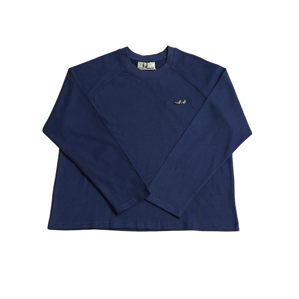 Deputy Dept. Small Label Long Sleeve T-Shirt / Blue