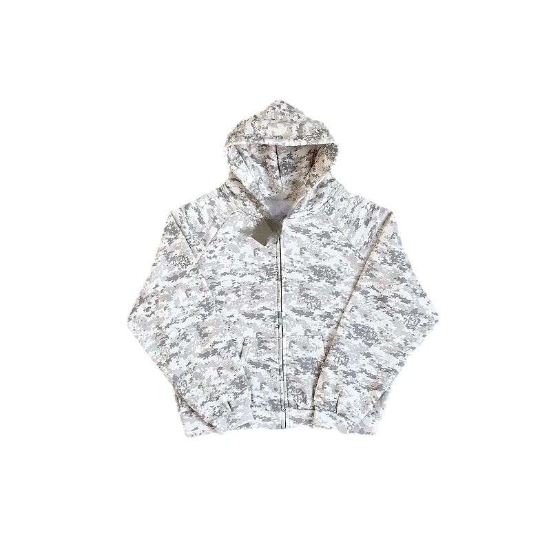 Mertra Camouflage Zip Hoodie/Apricot Color
