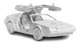 Daniel Arsham DeLorean
