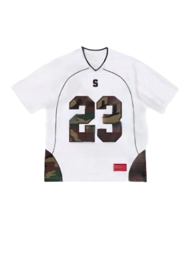 Supreme 23 Camouflage Short-Sleeve Soccer Jersey
