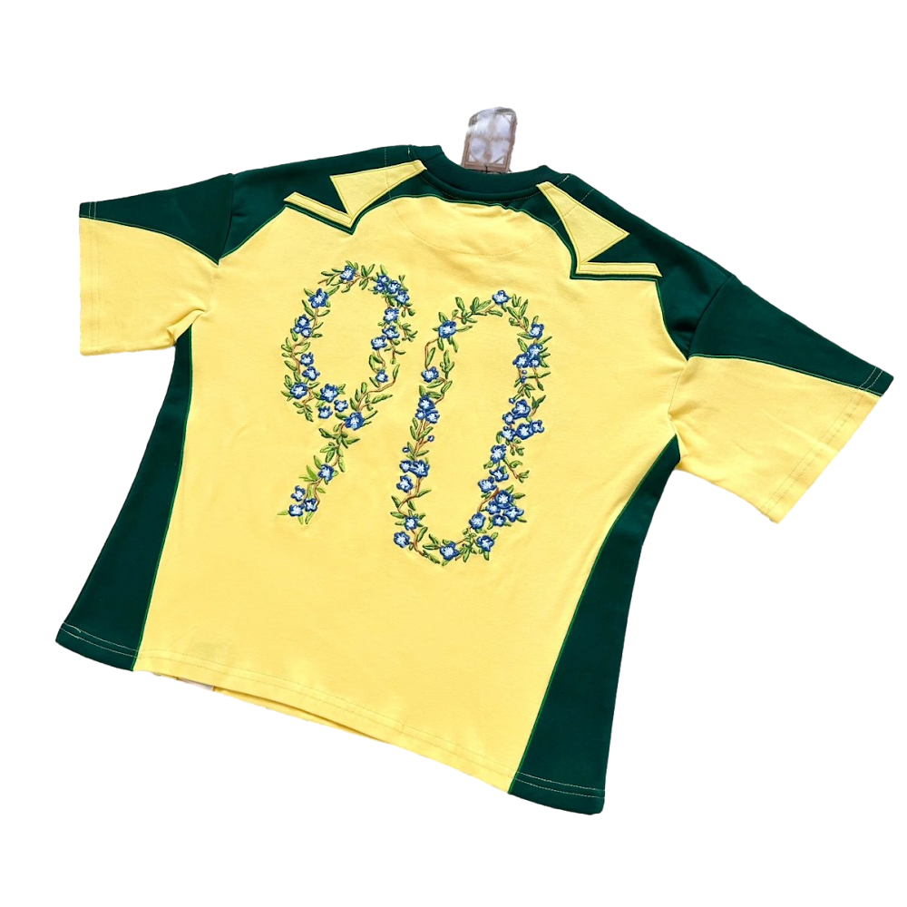 Vescartes Brazil Jersey Tee / Yellow/Green 25