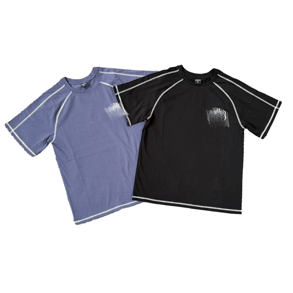 Divin T-Shirt / Black+Blue