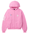 Balenciaga Zip Hoodie "Pink"