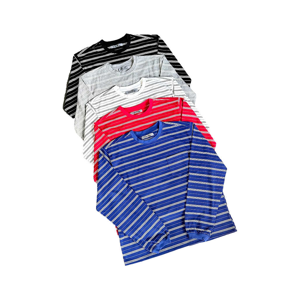 Colehenry Henry Long Sleeve / White / Black / Blue / Grey / Red