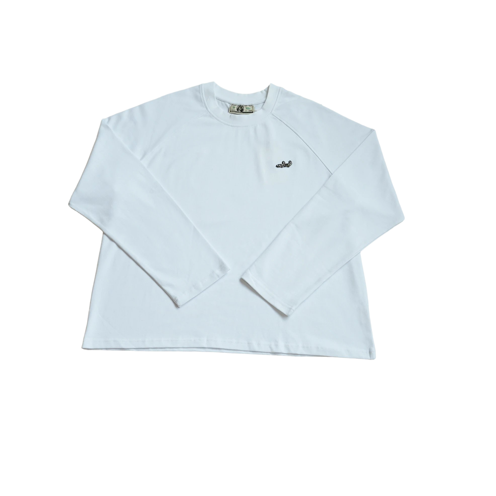 Deputy Dept. Small Label Long Sleeve T-Shirt / White