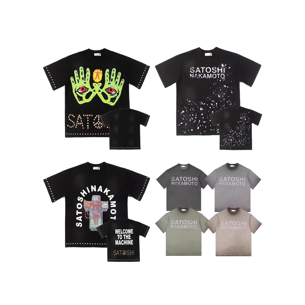 Satoshi Nakamoto Double Layer Tee