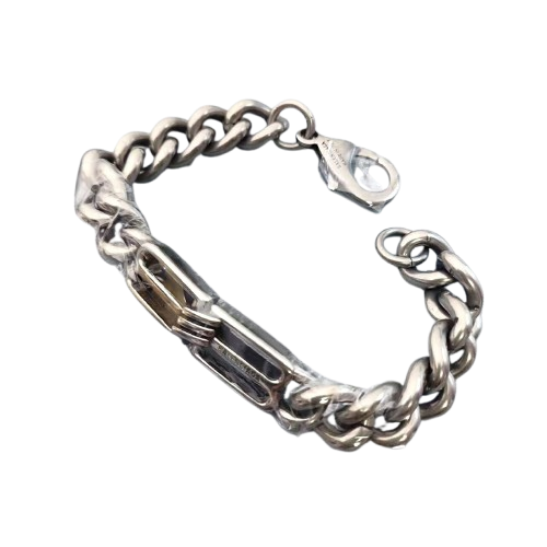 Balenciaga BB Cuban Bracelet