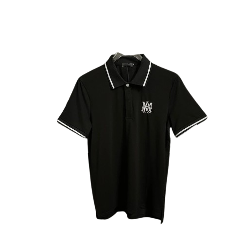Amiri MA Polo Shirt Black