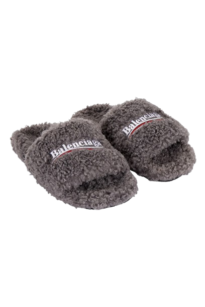 Balenciaga Fur Slides