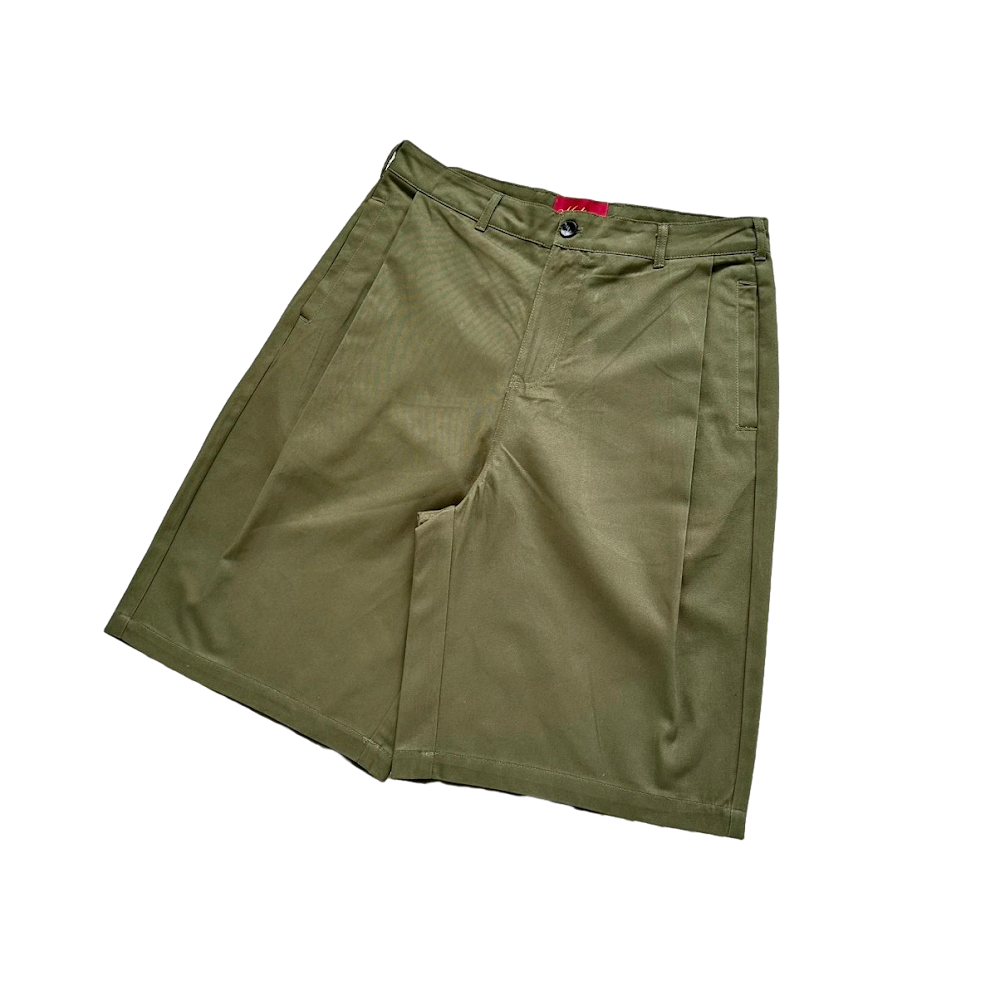 Mutimer Side Pleat Shorts / Black 18